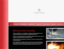 Tablet Screenshot of kanetunnelling.com